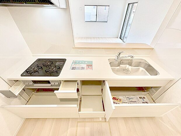 【スライド収納】使いやすさを優先したスライド式収納タイプ！