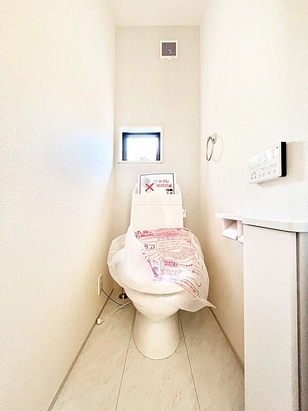 【トイレ】トイレは安心の2箇所!朝のバタバタも一安心です