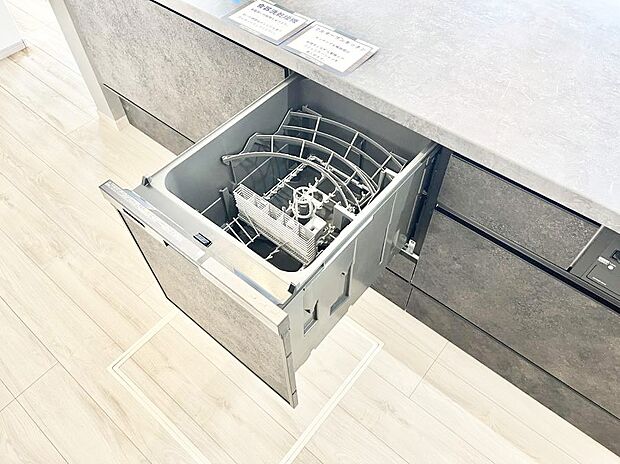 【食洗機】面倒なお片づけは食洗機にお任せ!家事の負担が減って、時間にも気持ちにもゆとりができます。