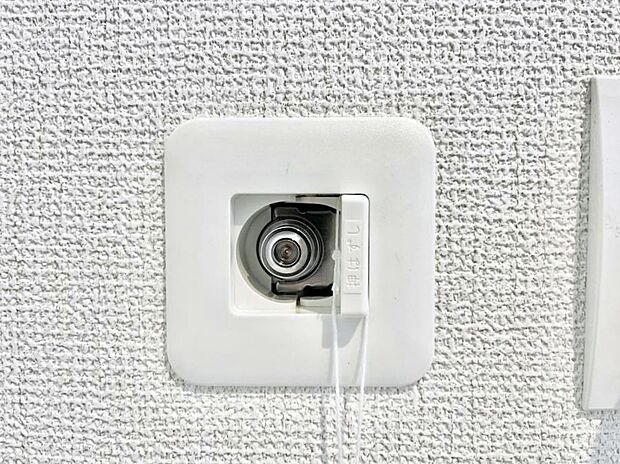 【ガスコンセント】洗面所にガスコンセントを設置!ガス式の衣類乾燥機が使用できますね