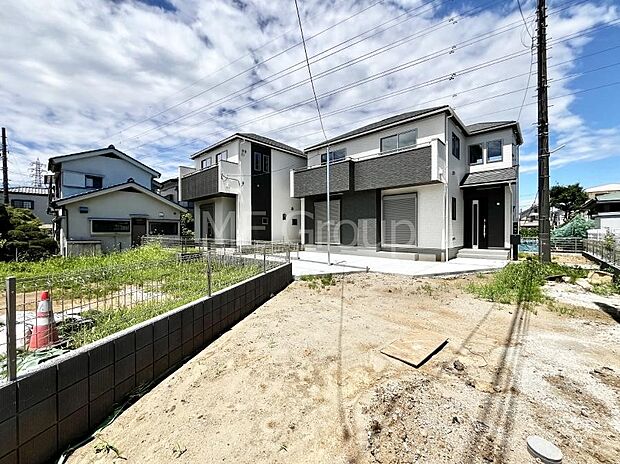 【前面道路含む現地写真】堂々完成!! ここから始まる新生活を応援いたします!