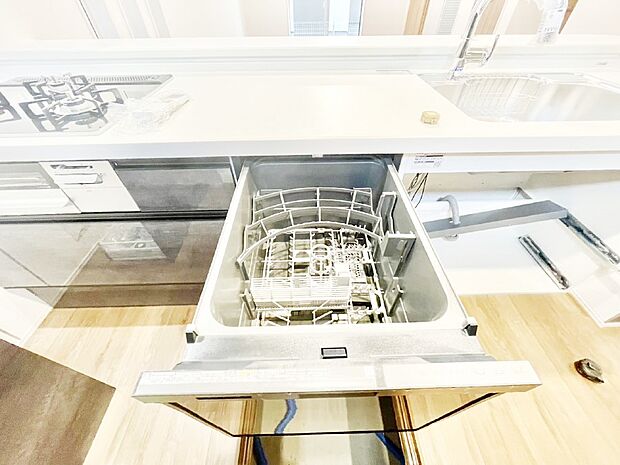 【食洗機】面倒なお片づけは食洗機にお任せ!家事の負担が減って、時間にも気持ちにもゆとりができます。