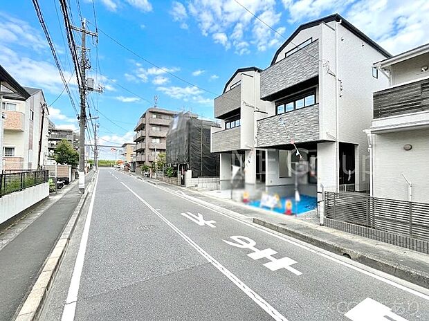 【前面道路含む現地写真】ここから始まる新生活を応援いたします