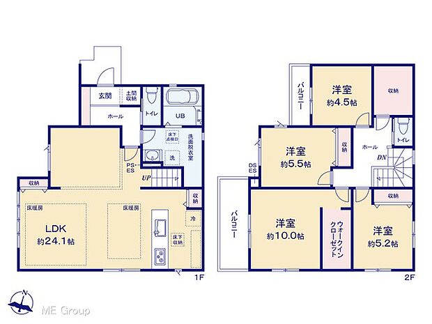 【4LDK】図面と異なる場合は現況を優先