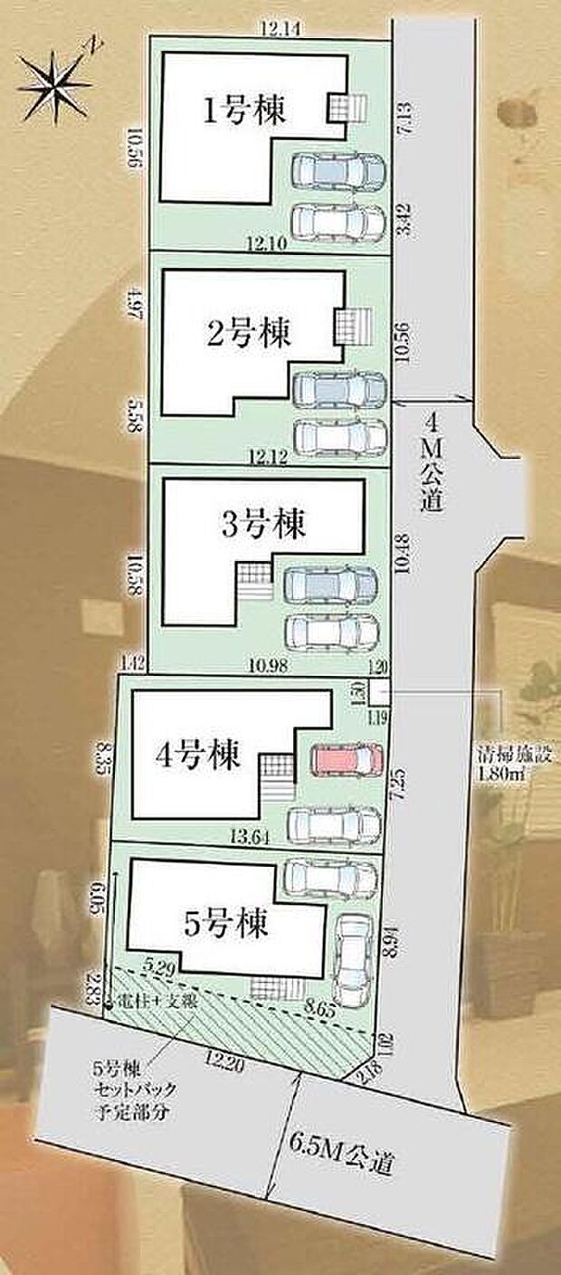 カースペース車種により２台分！国道が近く、入間インターまで1.5ｋｍとお車のお出かけも快適です♪