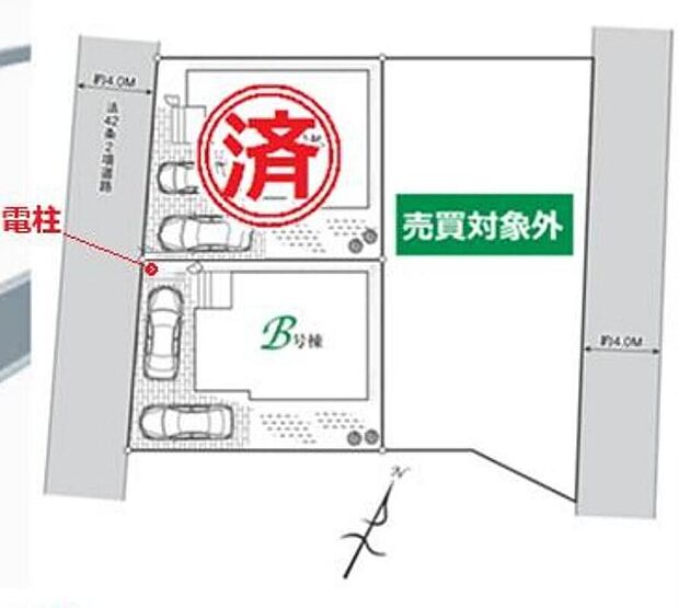 カースペース２台可♪住環境良好な人気の低層住居専用地域に立地しております。