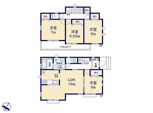 (B号棟)、4LDK、土地面積130.35m2、建物面積94.81m2

