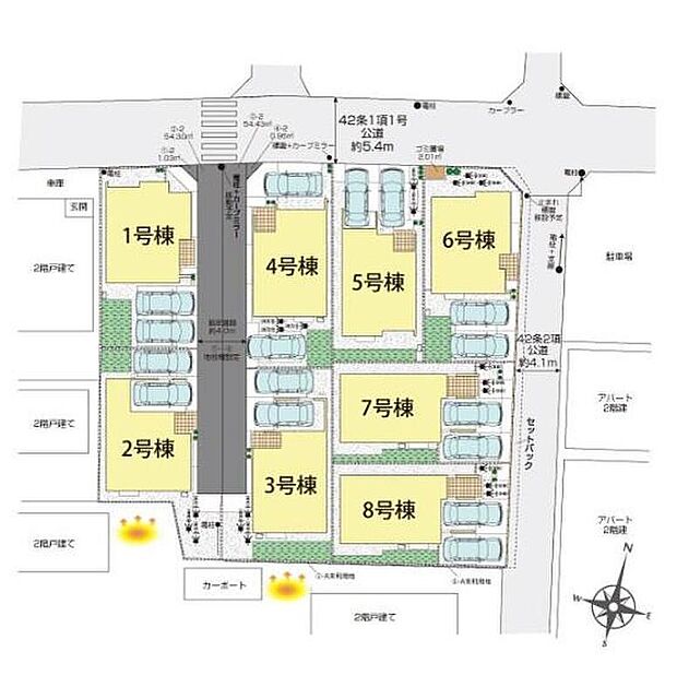全棟敷地３６坪超えのゆとりの住まい！カースペース並列２台分確保！駅徒歩１０分ながら広めのお住まいで優雅な暮らしを♪