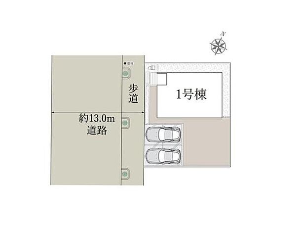 ５２坪超のゆとりの敷地！嬉しい駐車並列２台可です♪