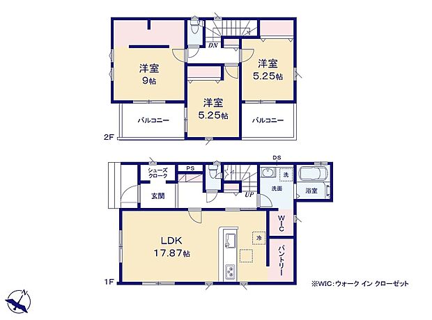 (10号棟)3LDK、土地面積130.49m2、建物面積94.6m2