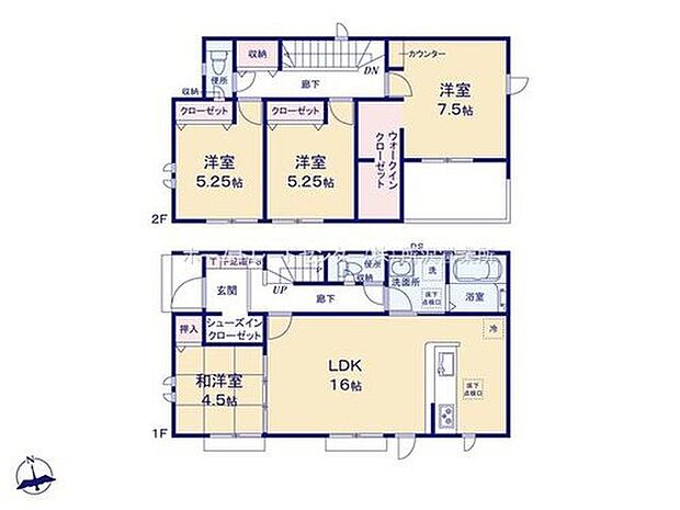 【4LDK】☆全居室南向きレイアウト☆
うららかな陽射しがどのお部屋にも降り注ぐように、快適さを追求した間取りです♪