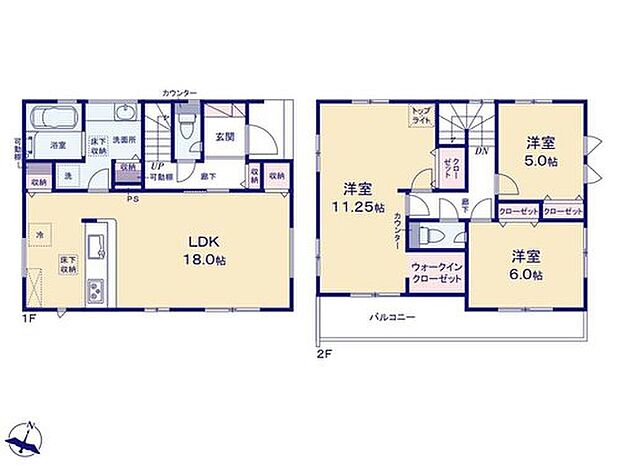 【3LDK】☆ウォークインクローゼット☆
洋服や小物類など、目的に応じてすっきり美しい収納を実現します♪お子様との思い出もたくさん収納できますね♪