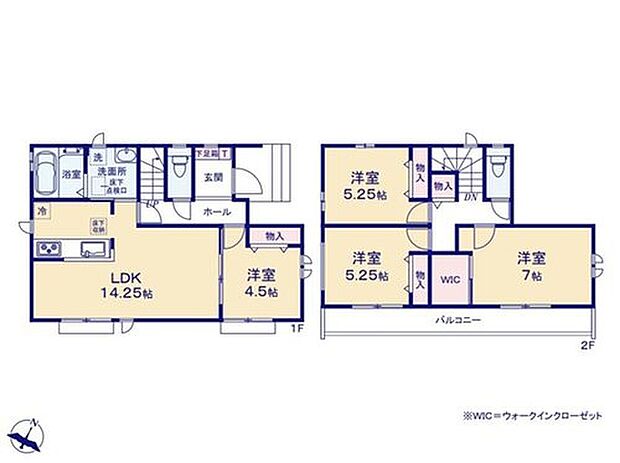 【4LDK】☆ロングバルコニー☆
２部屋から出入り可能なバルコニー♪広々としており、たっぷりの洗濯物も一度に片付きます