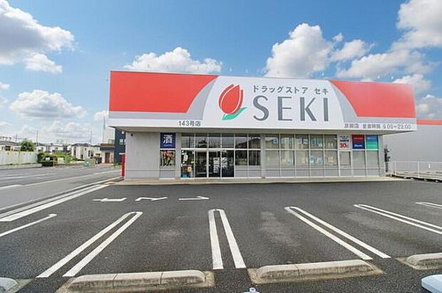 ドラッグストアセキ双柳店(約440m)