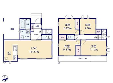 ☆採光良好な角地☆開放感のある角地の立地。建物に開口部を多く設けて、陽射しをたっぷり取り込む工夫をしました。南面を広くとったLDKはご家族みなさまで気持ちよくお過ごしいただけます。 
