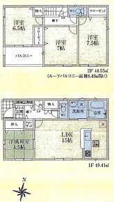 ☆リビングの隣に『和風洋室』☆
客間としても、また小さいお子様の目の届く遊び場やお昼寝スペースとしても使える便利な居室です。 