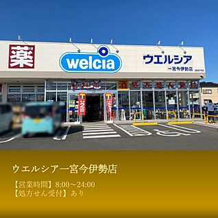 ウエルシア一宮今伊勢店 約420m～460m(徒歩約6分)