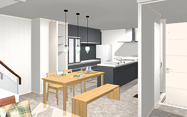 【モデルプラン】内装はお好みに合わせてコーディネートできます。