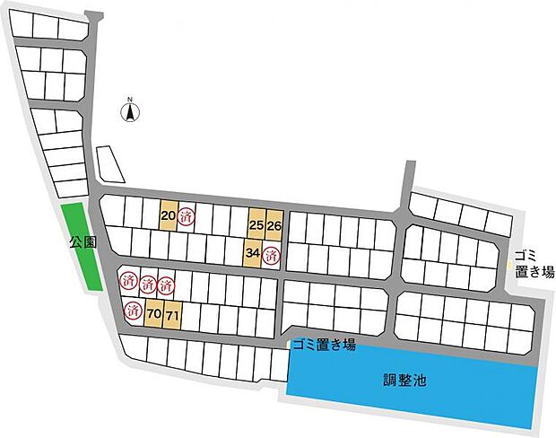 セキスイハイムの新しい分譲地が誕生♪