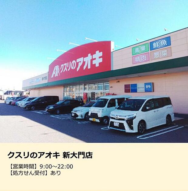 クスリのアオキ 新大門店 まで徒歩約10~12分