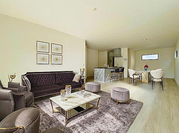 【☆2号棟☆】※本画像はCGで作成しており、実際に家具は置かれておりません。