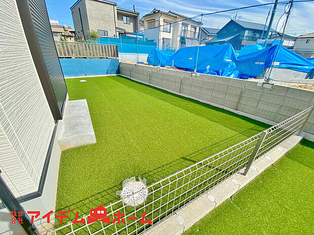 【庭】キャッチボールやＢＢＱ等ご家族の時間も充実！