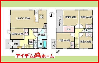 あま市二ツ寺六町　全1棟 その他