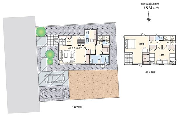 【2LDK+ウォークインクローゼット】=間取図準備中=
スムーズな水回り動線が魅力。朝の忙しい時間もストレスフリーな家事を!
キッズルームはまずはゆとりのワンルーム。お子様の成長に合わせて2部屋に仕切れます。
快適エアリー採用で一年中快適な温熱環境に