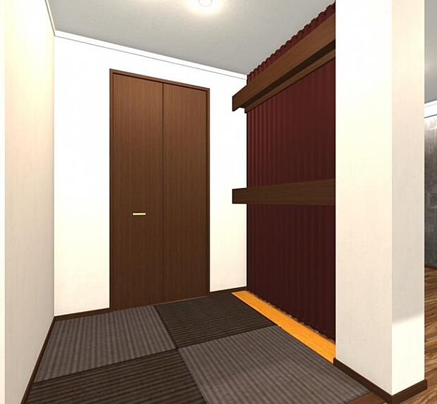 【A棟完成予想図】図面をもとに描き起こしたもので実際とは多少異なります。家具・家電・小物は配置例を示したもので販売価格には含まれません。