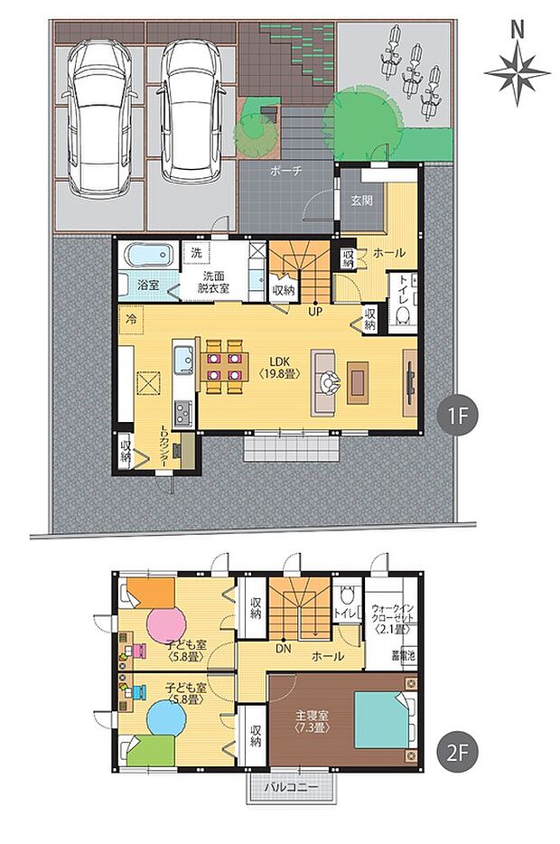 間取り図
※ 家具・調度品等含まれていません。