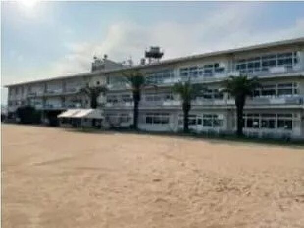 倉敷市立船穂小学校（約1m）