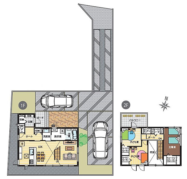 ※間取りに表示のある家具、調度品、植栽、自動車は価格に含まれません。