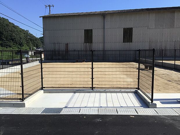 サンヒルズ西藤II　ゴミステーション　設置場所　　　　　　　　　現地写真2024年5月1日撮影