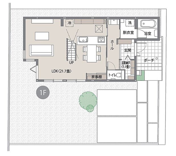 リビング内の【オープン階段】で空間により一層広がりを設計しております!そして何より【オープン階段はカッコイイ】というお声を沢山のお客様から頂いております!ぜひ一度ご体感にお越しください♪