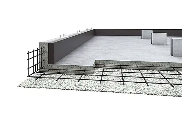 【【高耐久ベタ基礎】】床下から虫の進入・湿気を防ぐ基礎構造です。