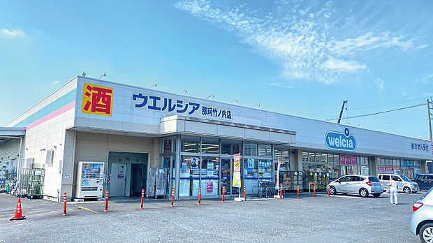 ウエルシア那珂竹ノ内店（約710m）