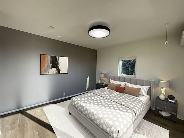 【No.9】主寝室（26年1月撮影）
※家具等はCGによるイメージです