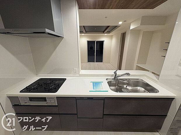 オールインワン浄水器栓を採用しており、場所を取らない浄水器！いつでもおいしいお水でお料理することができますね！また、食器洗い乾燥機付で奥様の家事を軽減できます