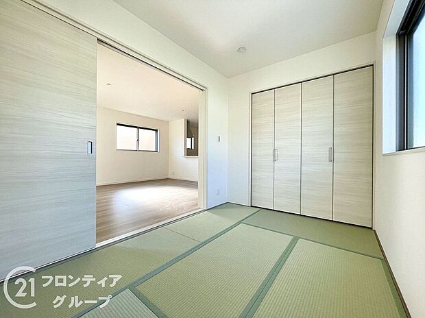 【子供部屋】い草香る畳スペースは、使い方色々！客室やお布団で寝るときにぴったりの空間ですね。