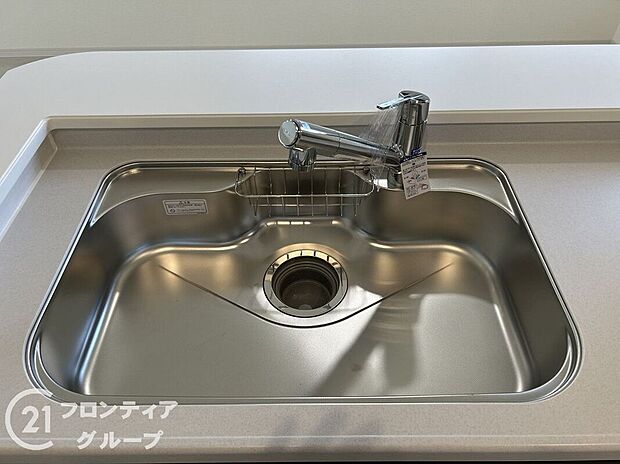 【その他設備】ワイドシンクなので家族が増えても洗い物楽々です