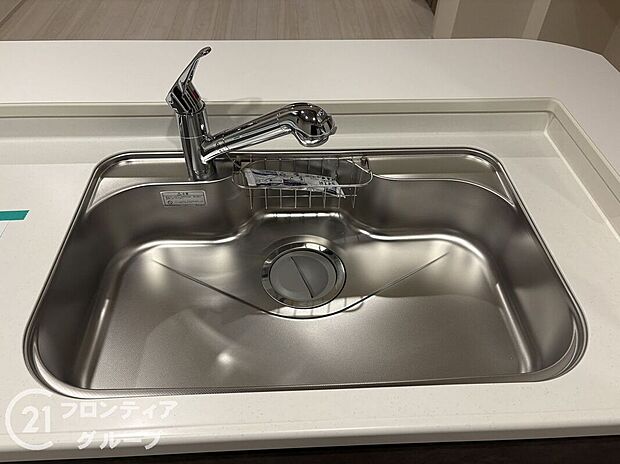 【その他設備】ワイドシンクなので家族が増えても洗い物楽々です