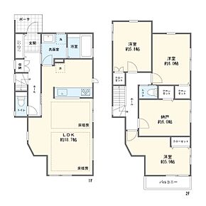 間取図4号棟 