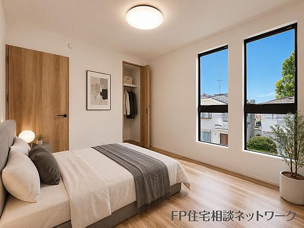 【リビング以外の居室】「どういう家具を置こうかな」とわくわくする。自分好みのお部屋にしてオンリーワンのお部屋でゆったりと寛ごう♪（本画像はCGで作成しており、実際に現地に家具はおかれておりません。また価格に家具は含ません）
