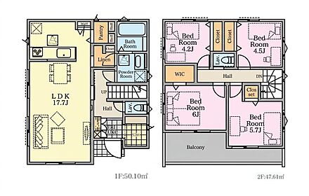 ２号棟間取図 