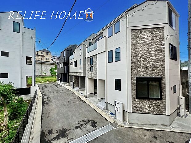 ■Appearance■ 陽当りが良く、永住地にふさわしい閑静な住宅地。是非周辺の環境を実際にお確かめください。(3号棟)