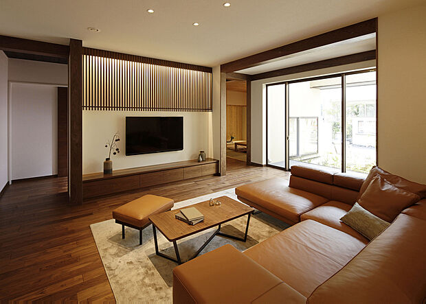 【【日進展示場】】陰翳礼讃。光と影の絶妙なバランス。あえて余白を残した落ち着いた大人空間。