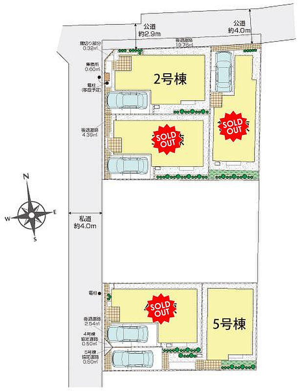 練馬区下石神井5丁目5棟 区画図
