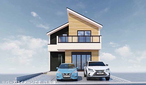 【1号棟完成予想図】