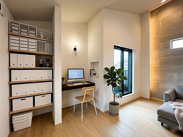 【1号棟】
暮らしのイメージ※1:無印良品の収納アイテムを活用してシンデレラフィット!