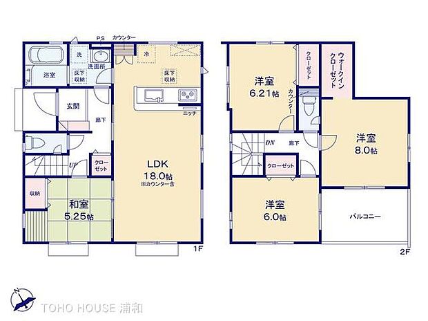 【4LDK】【間取り図】土地面積161.63m2 建物面積103.65m2